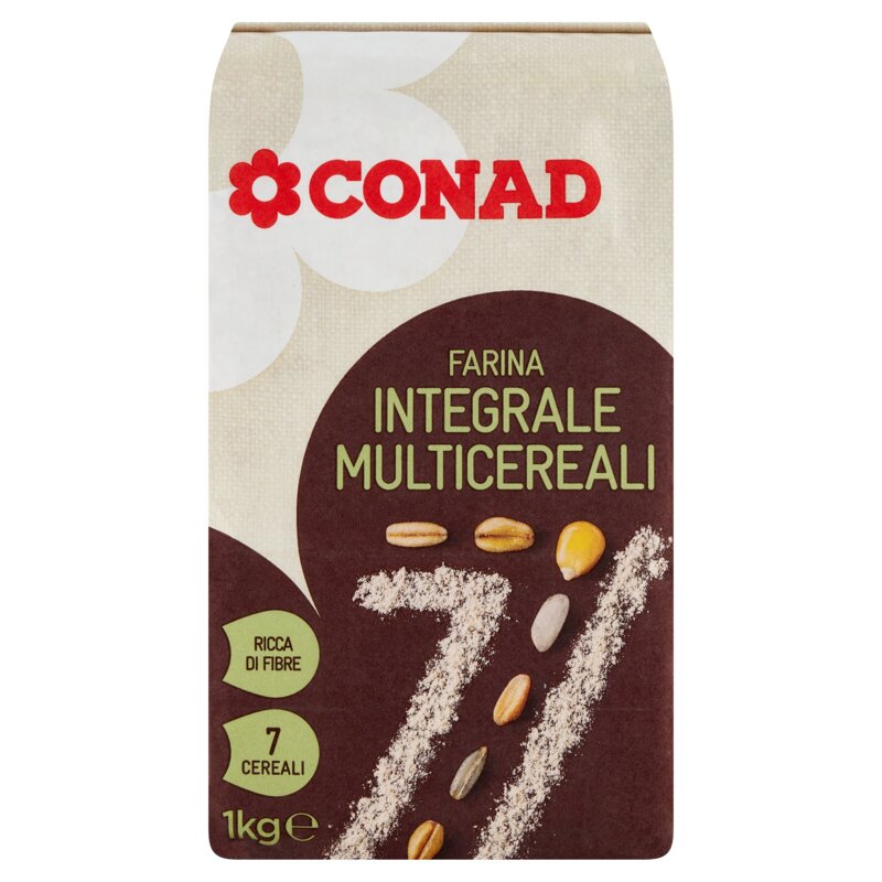 Farina Integrale Multicereali 1 Kg Conad Conad