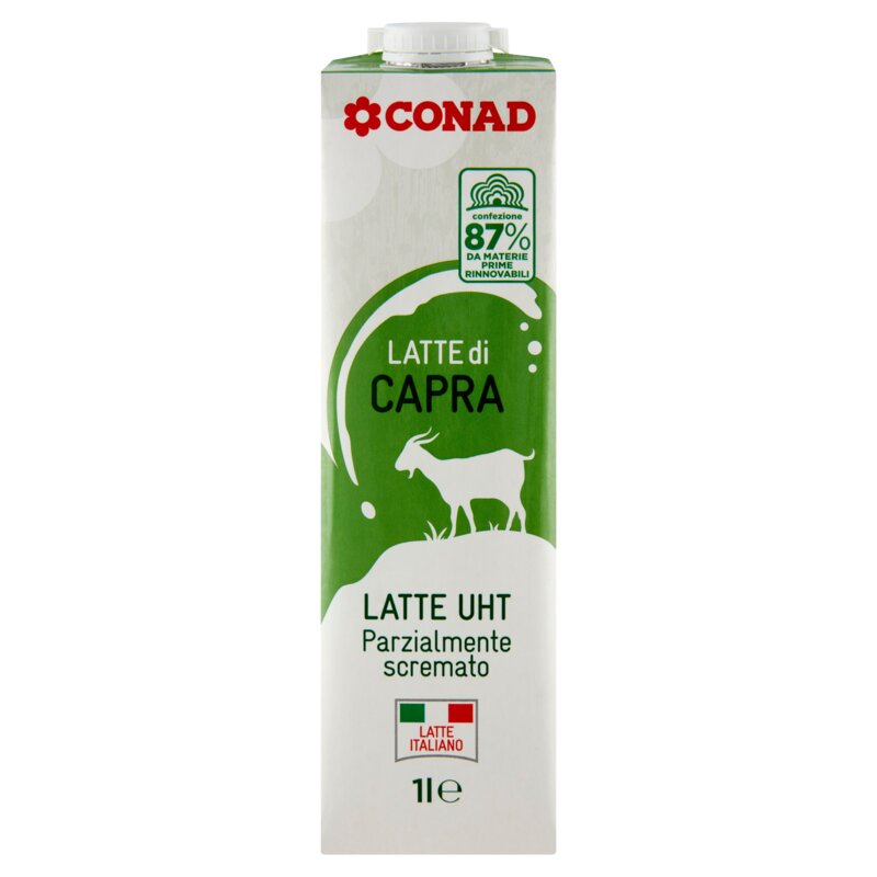 Latte Di Capra Latte UHT Parz Scremato 1 L Conad Conad