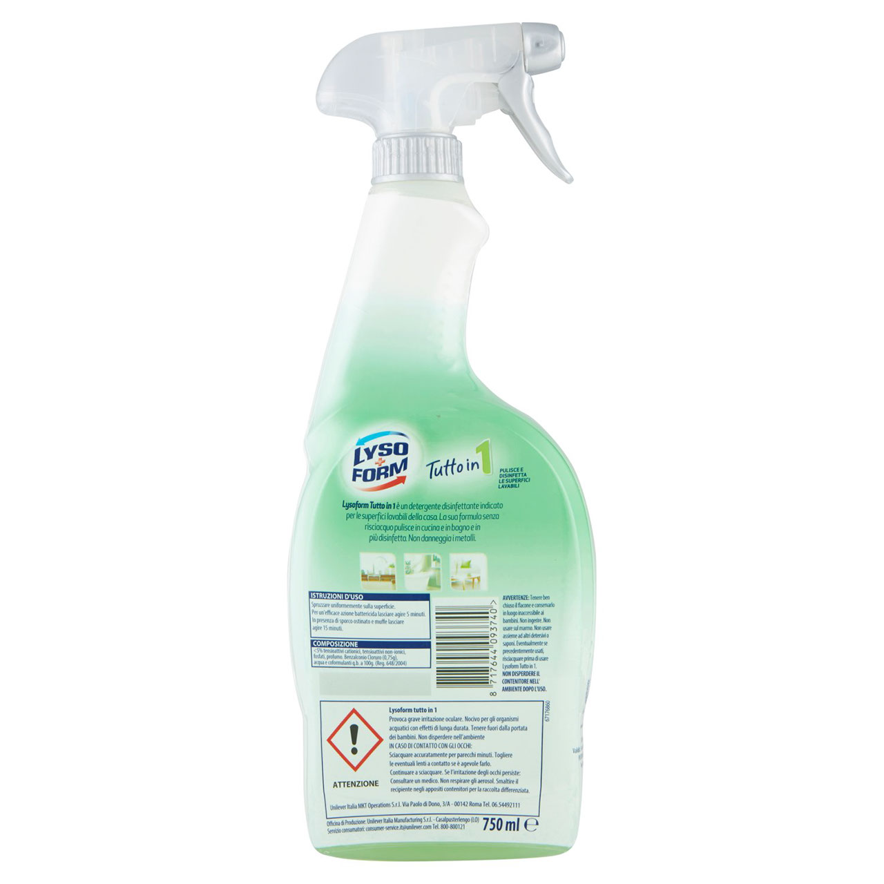 Lysoform Tutto In 1 Disinfettante 750 Ml Conad