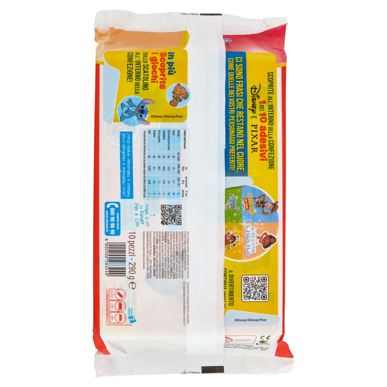 Kinder Panecioc 10 x 29 g vendita online