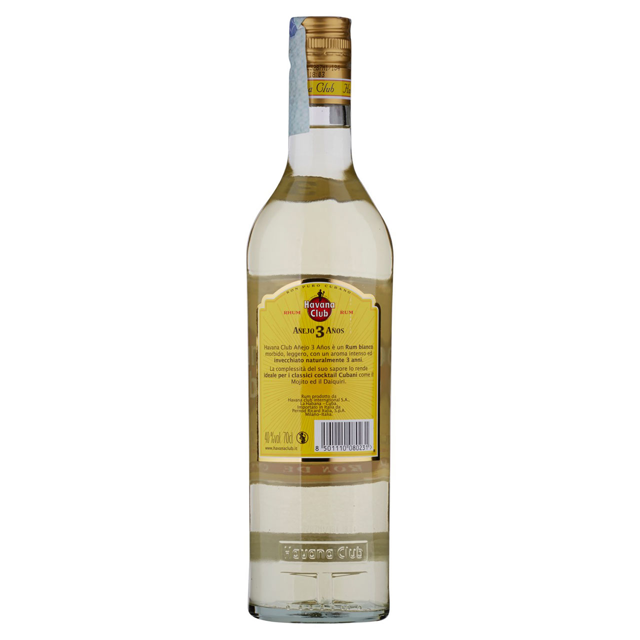 Havana Club Añejo 3 Años Rum 70 cl