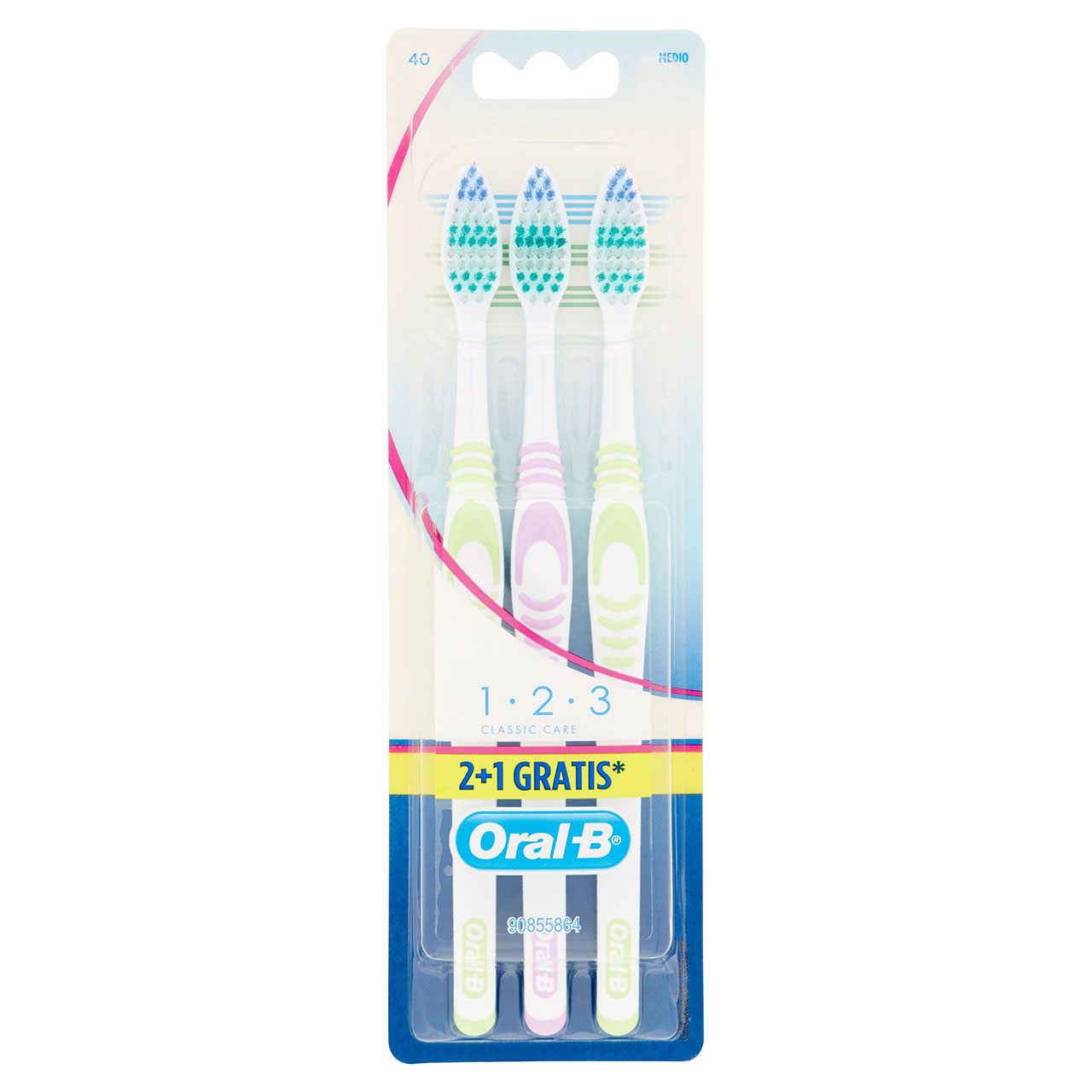 Oral-B Spazzolino Manuale 40 Medio 2 1 Gratis