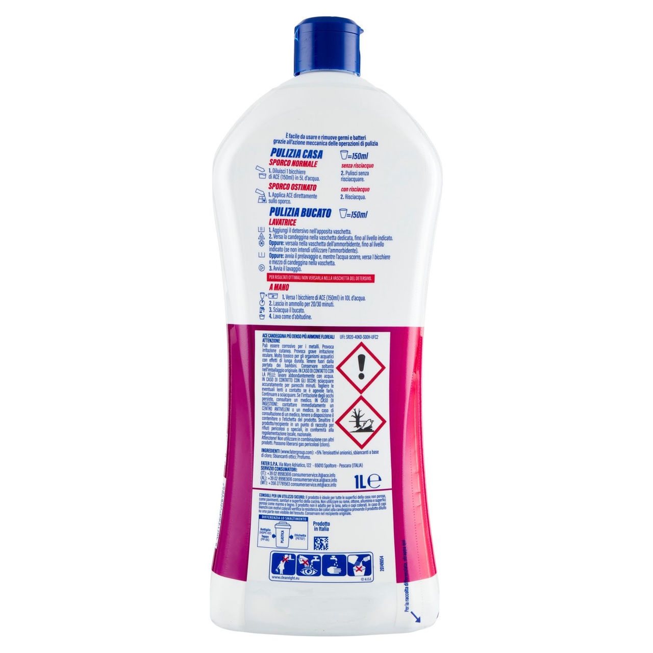 Ace Candeggina Più  Densa Armonie floreali 1 L
