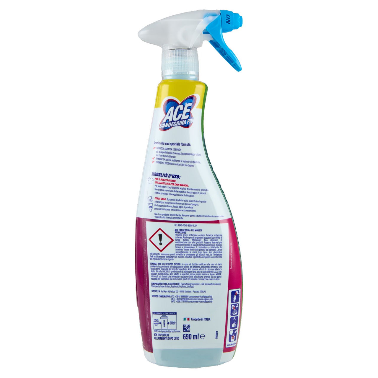 Ace Candeggina Più  Mousse 690 ml