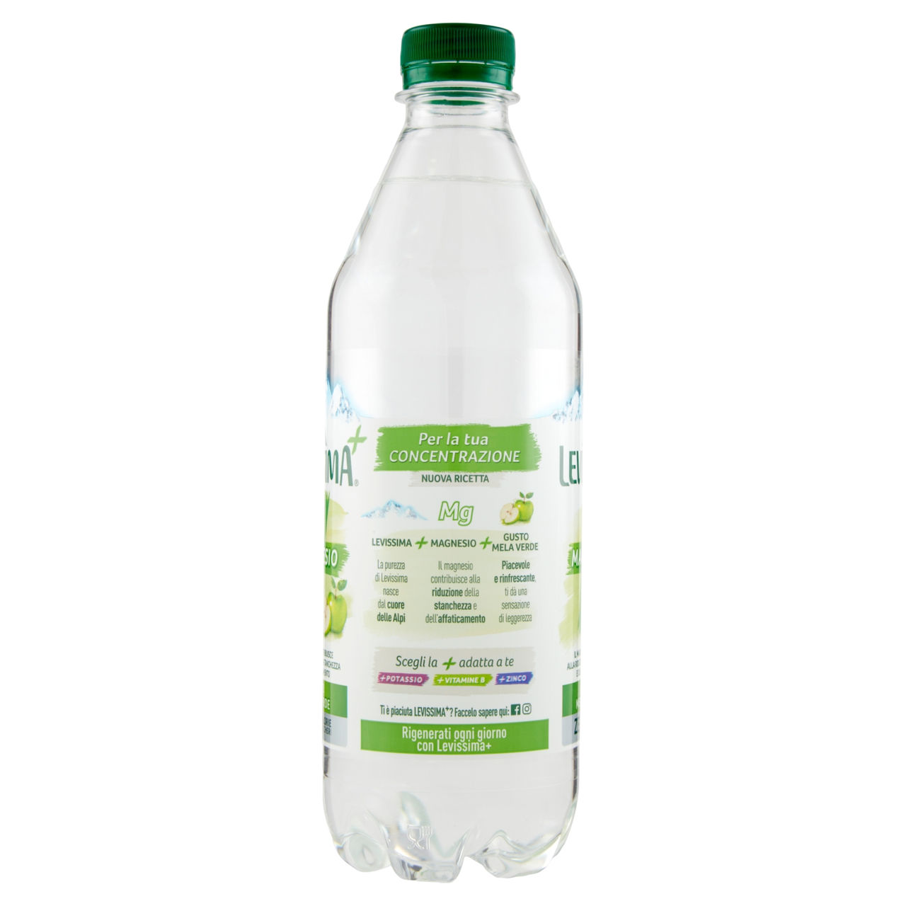 Acqua Levissima  con magnesio gusto mela verde 500 ml
