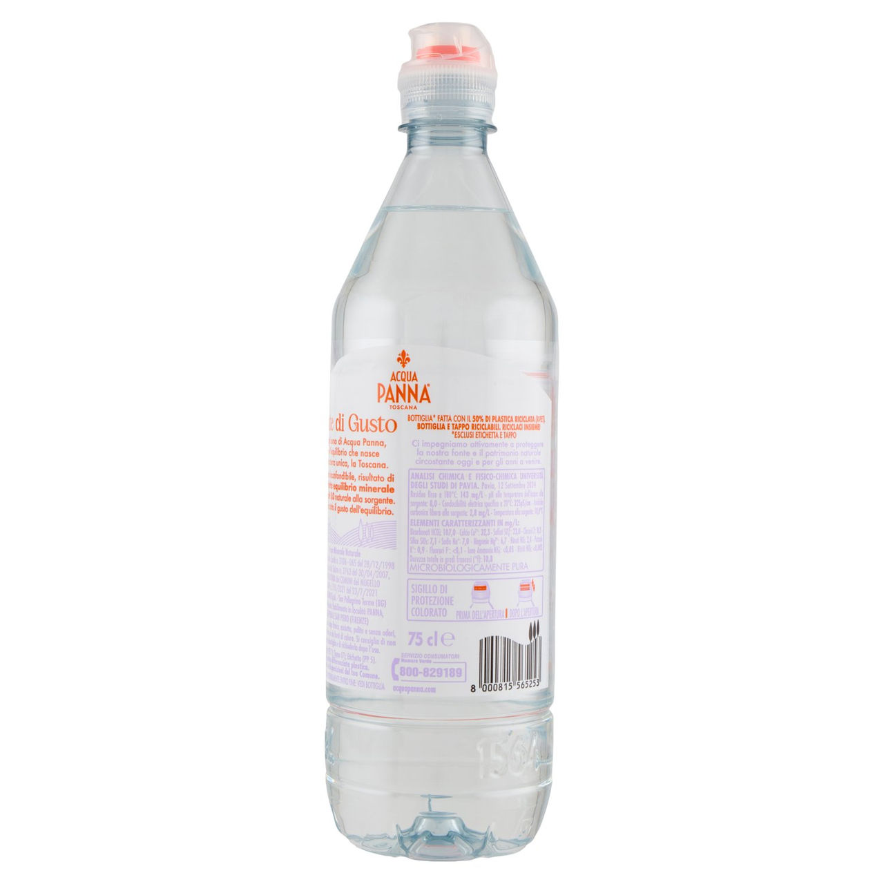 Acqua Panna Acqua Oligominerale Naturale 75cl
