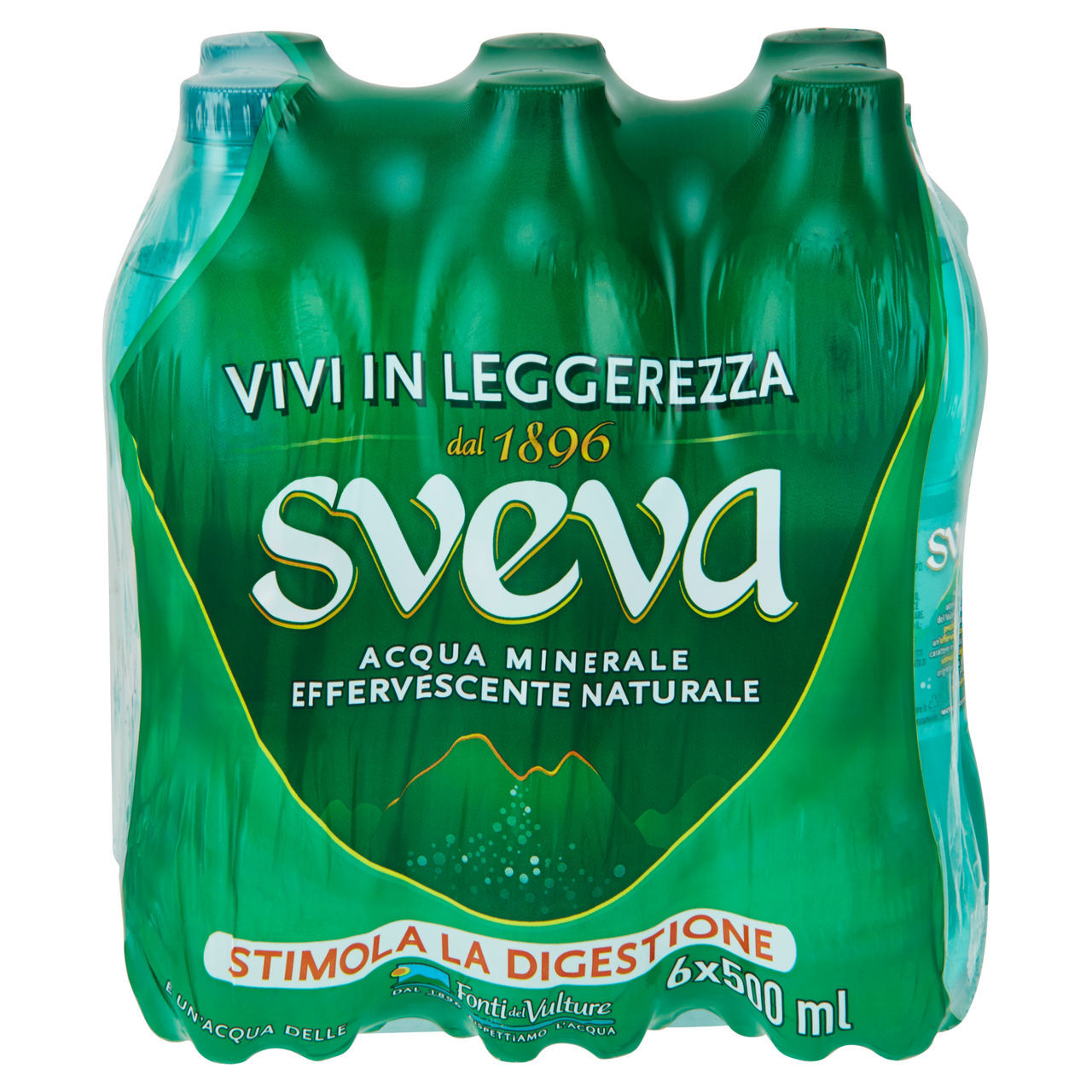 Acqua Sveva effervescente naturale conf. 500 ml x 6 pezzi