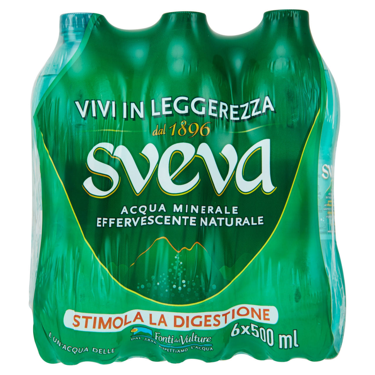 Acqua Sveva effervescente naturale conf. 500 ml x 6 pezzi