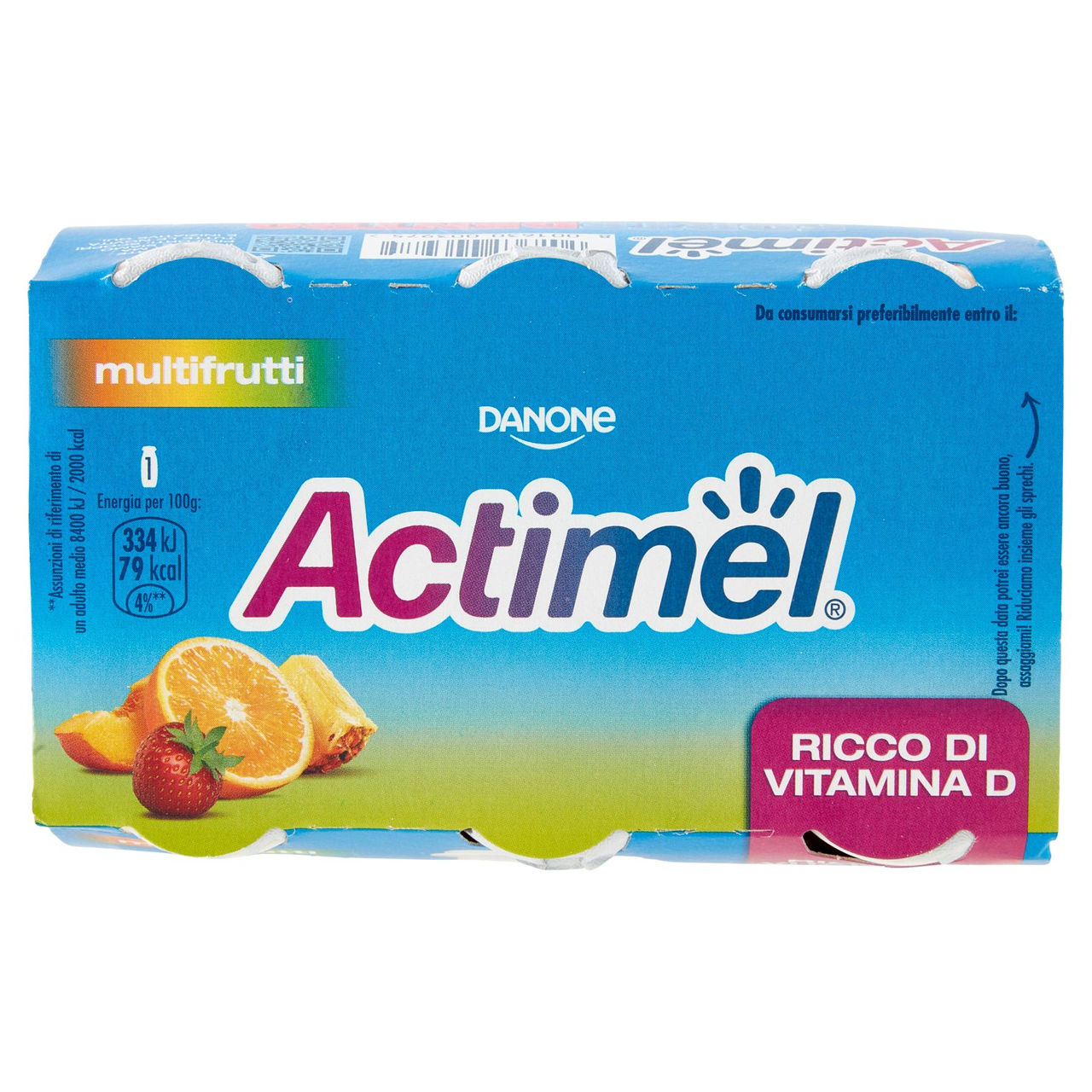 Actimel multifrutti 6 x 100 g