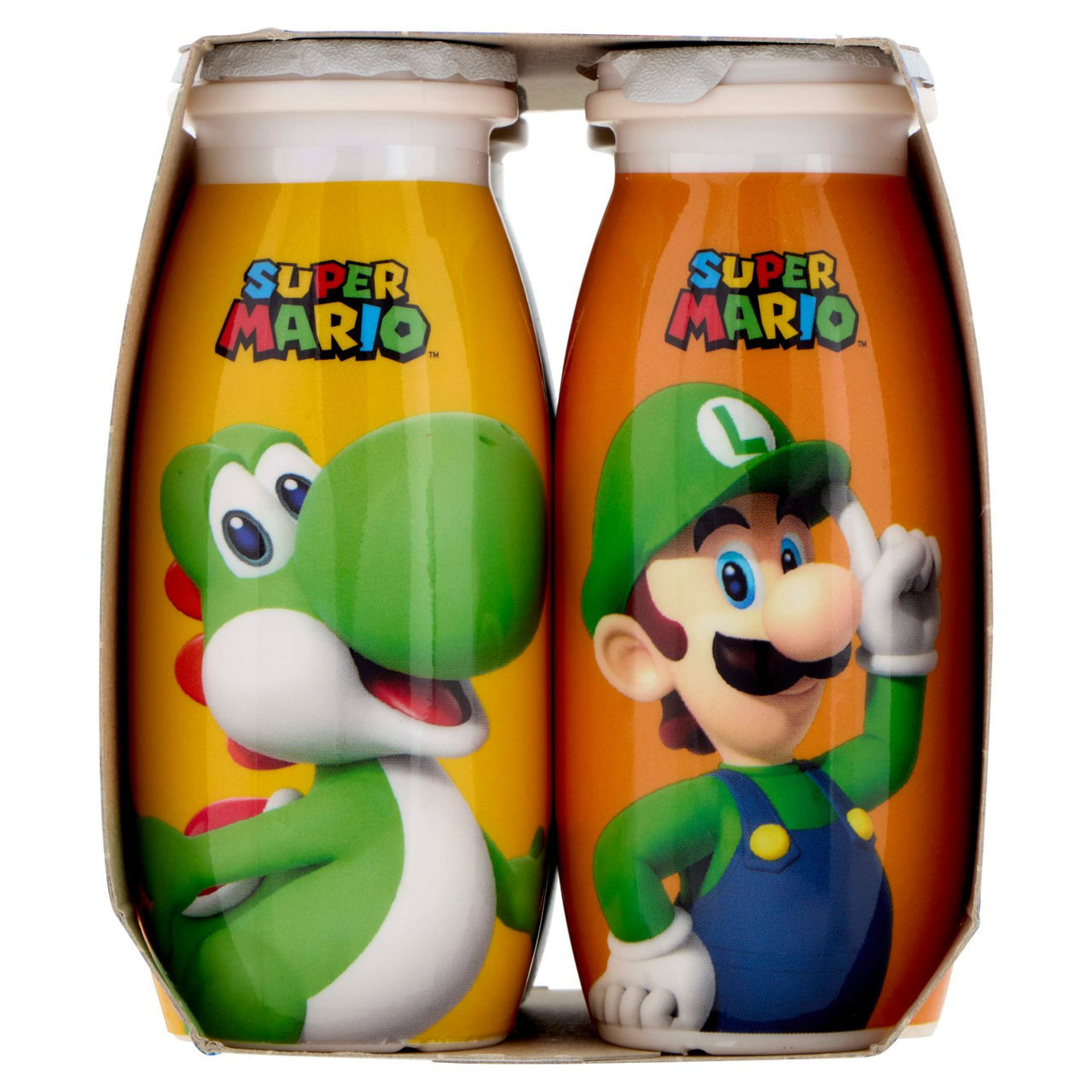 ACTIMEL SuperMario, Yogurt da Bere con Vit B6 e D per il Sistema Immunitario, gusto fragola, 4X100G