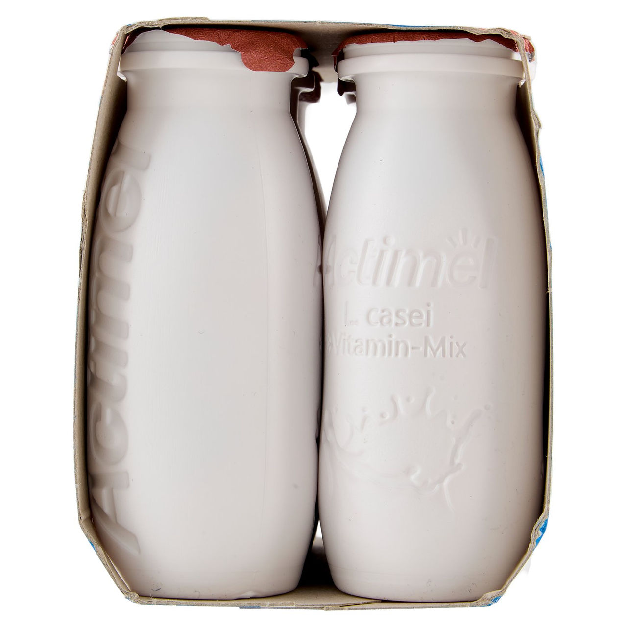 ACTIMEL, Yogurt da Bere con Vit B6 e D per il Sistema Immunitario, gusto Pesca e Pappa reale, 6X100G