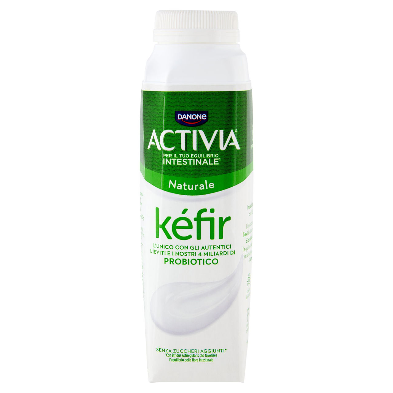 ACTIVIA Kéfir da bere, Bianco con Autentici Lieviti e Probiotico Bifidus, SenzaZuccheriAggiunti,320g
