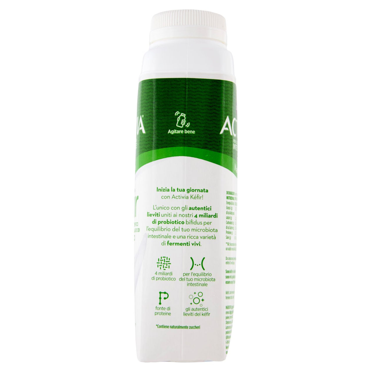 ACTIVIA Kéfir da bere, Bianco con Autentici Lieviti e Probiotico Bifidus, SenzaZuccheriAggiunti,320g