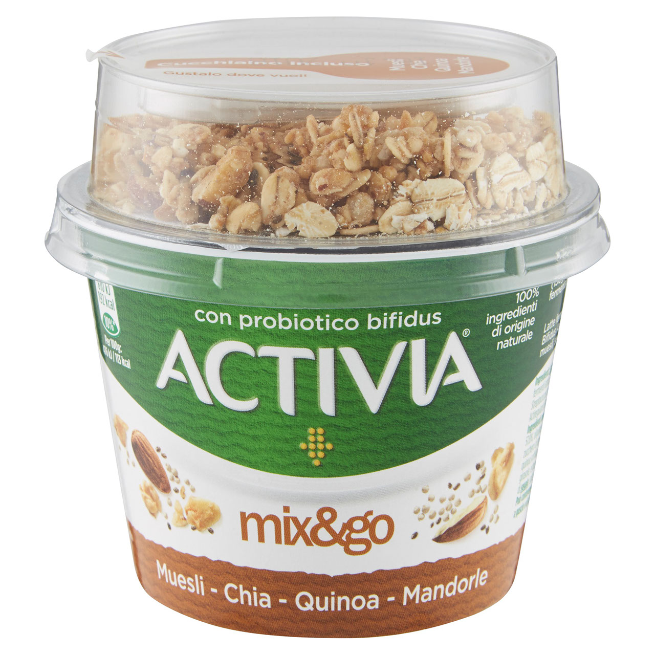 Activia mix&go Muesli - Chia - Quinoa - Mandorle 170 g