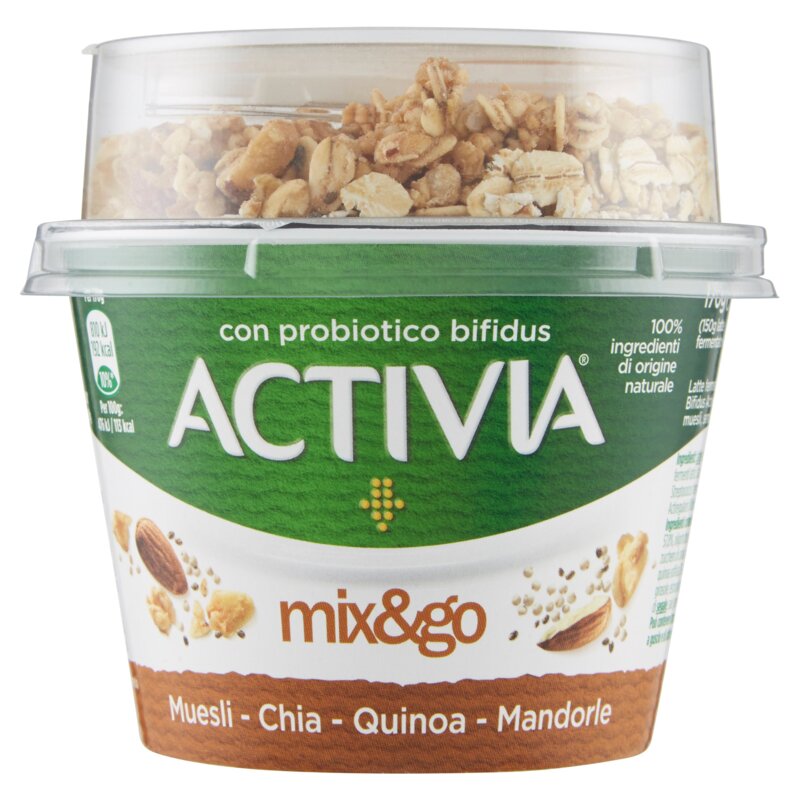 Activia mix&go Muesli Chia Quinoa Mandorle Conad
