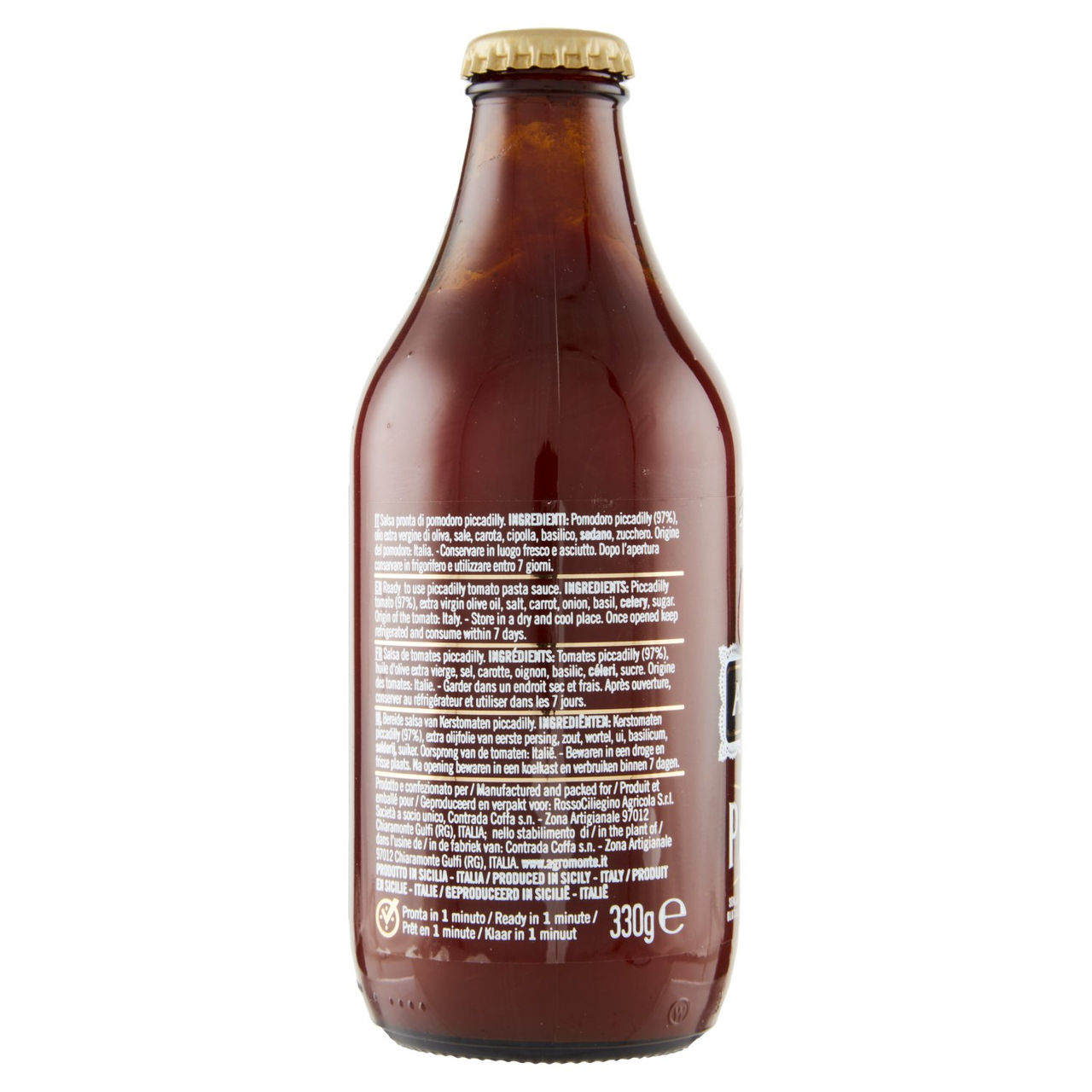 Agromonte Salsa Pronta di Piccadilly la Corposa 330 g