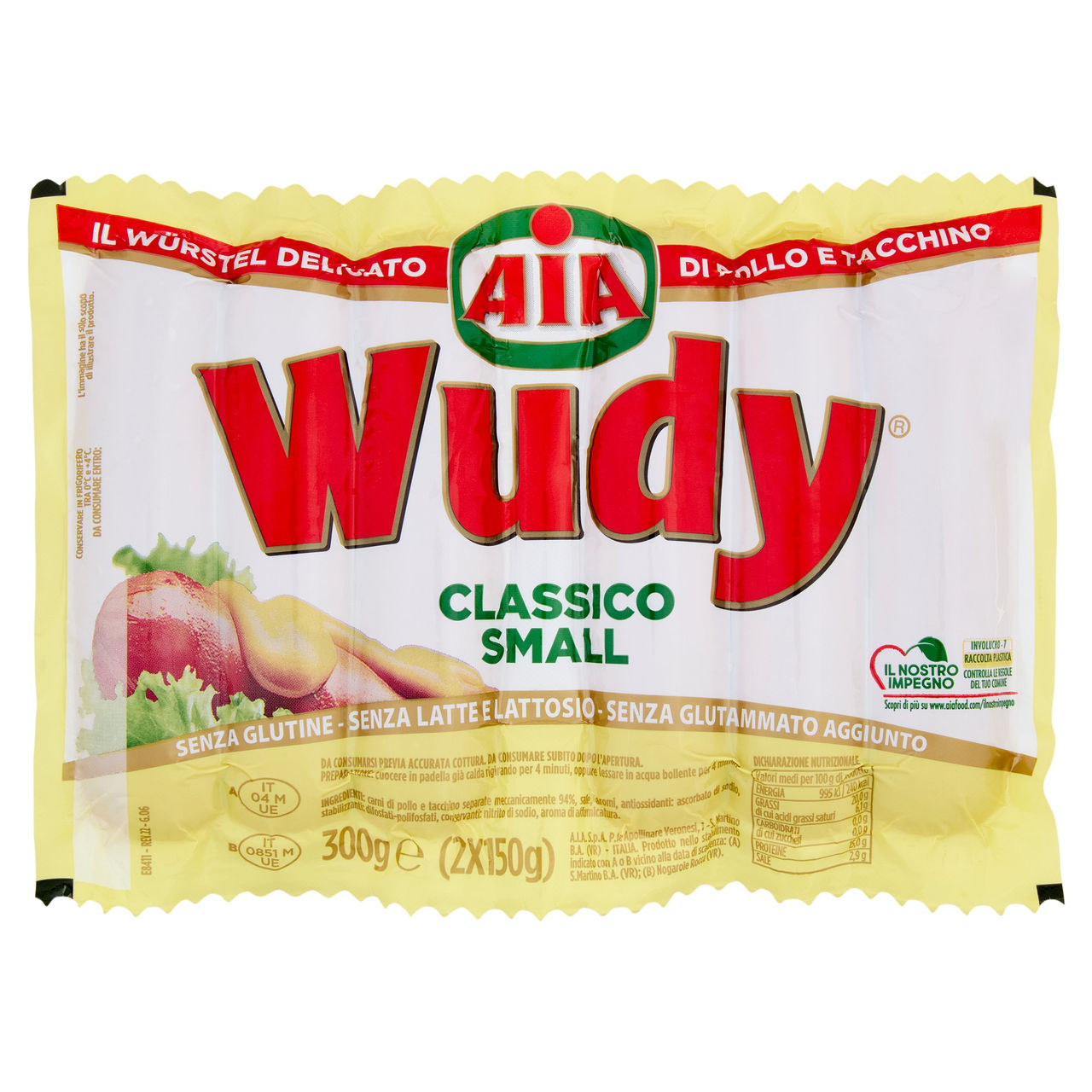 Aia Wudy Classico Small 2 x 150 g