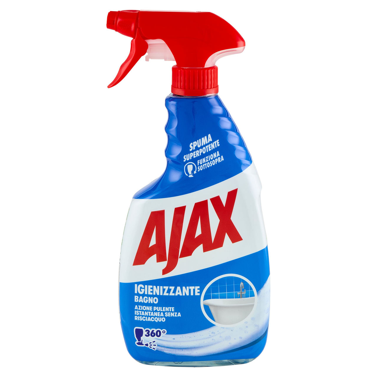 Ajax detersivo spray 360° igienizzante bagno 600 ml