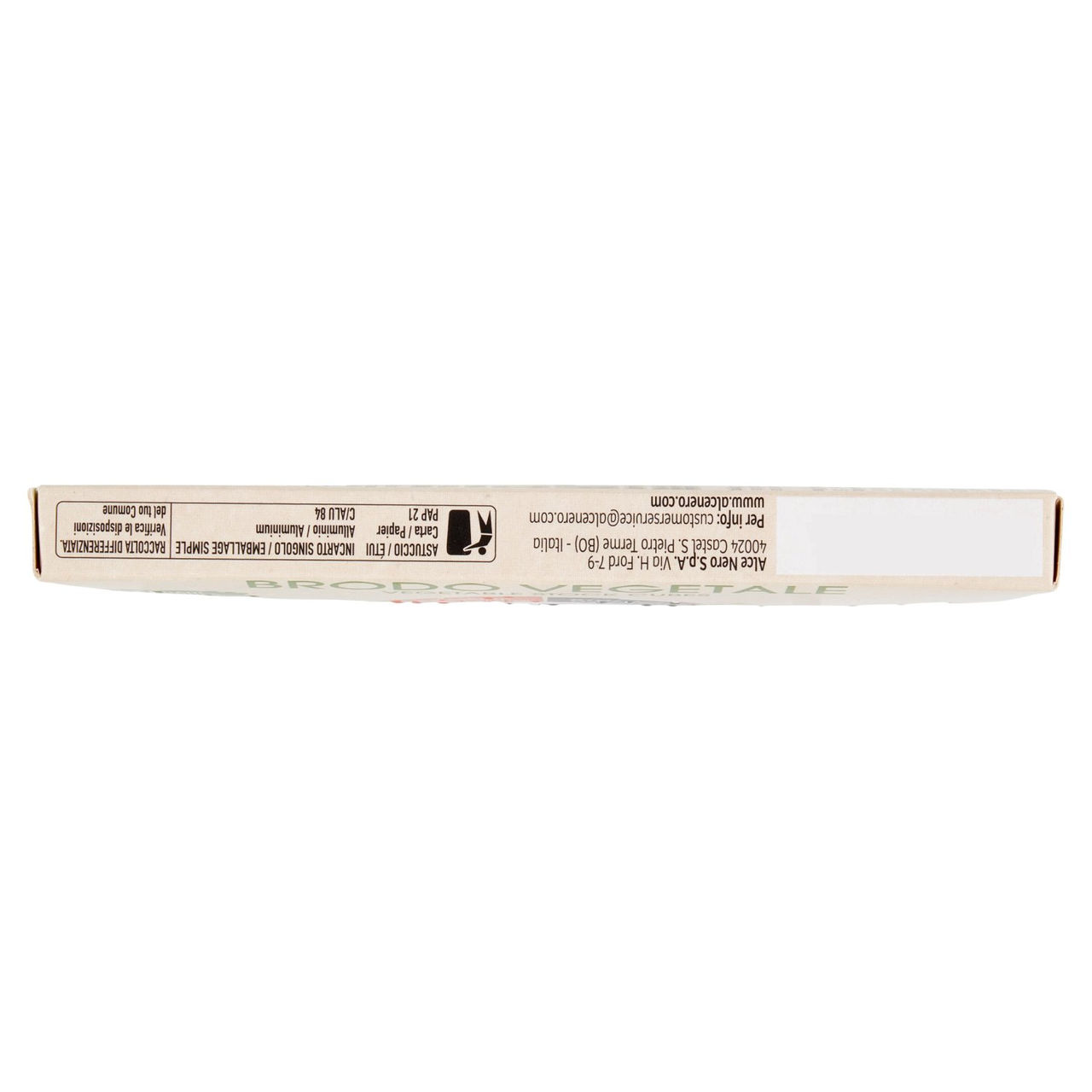 alce nero Brodo Vegetale Dadi 10 x 10 g