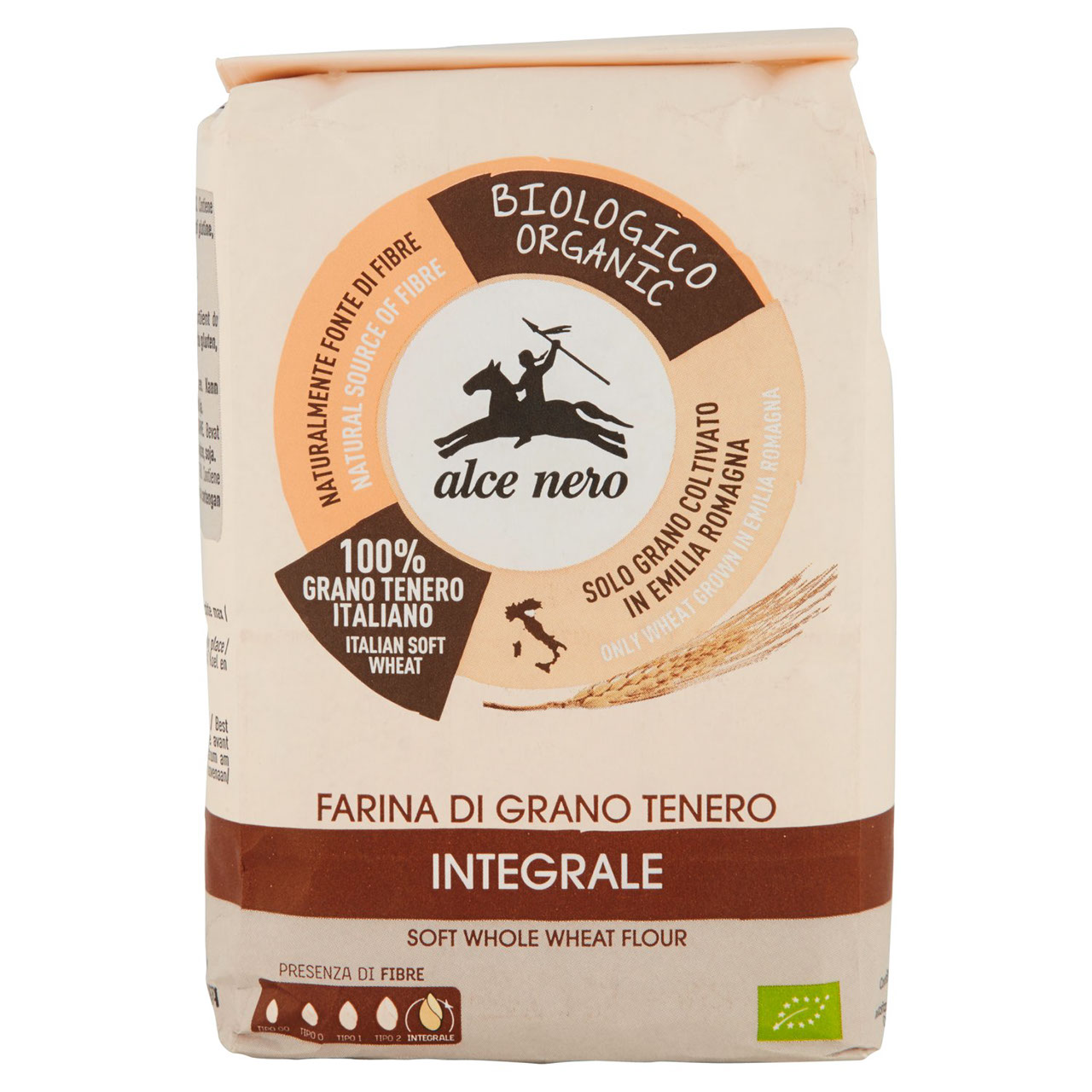 alce nero Farina di Grano Tenero Integrale 1000 g