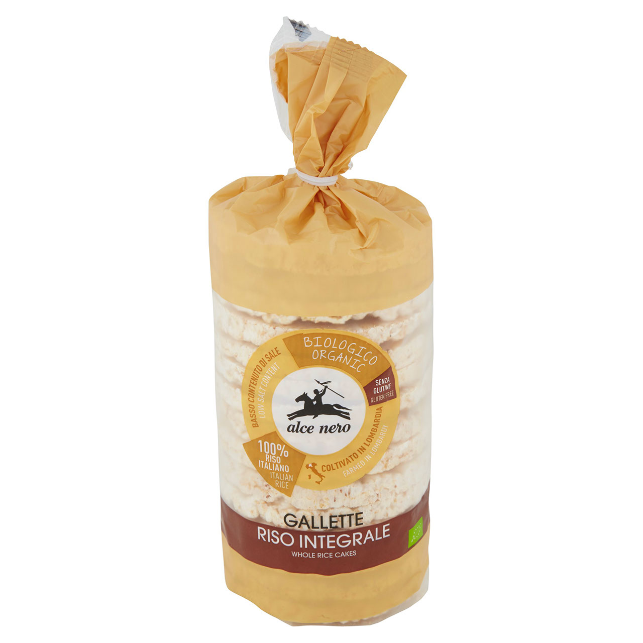 alce nero Gallette Riso Integrale 100 g