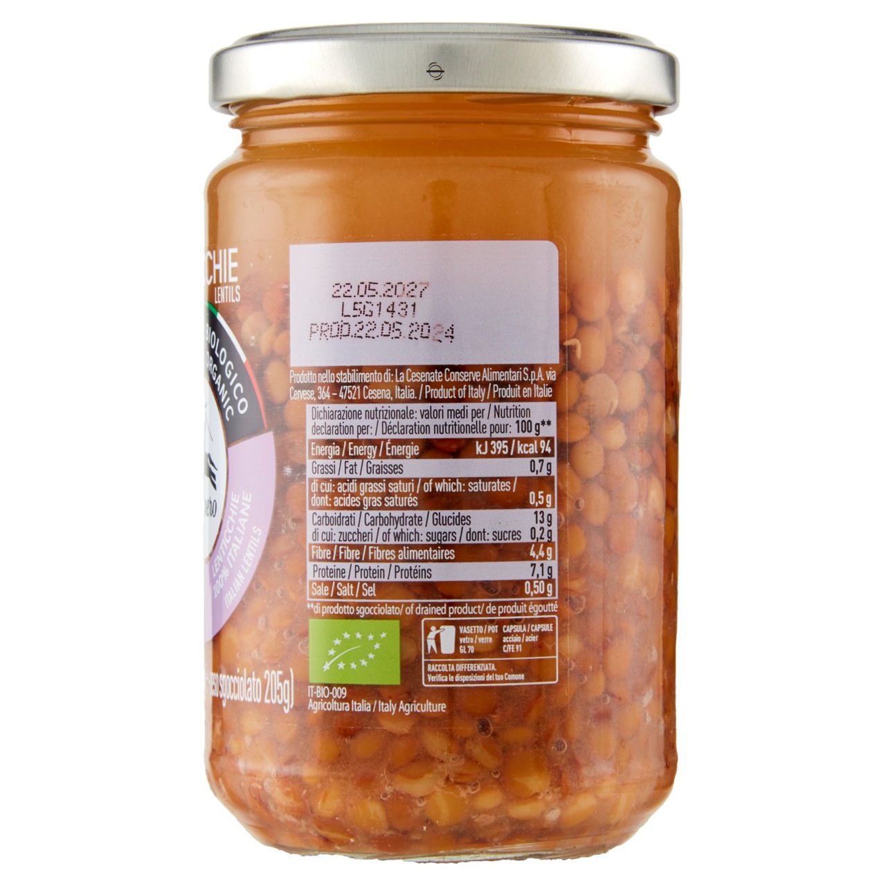 alce nero Lenticchie 300 g