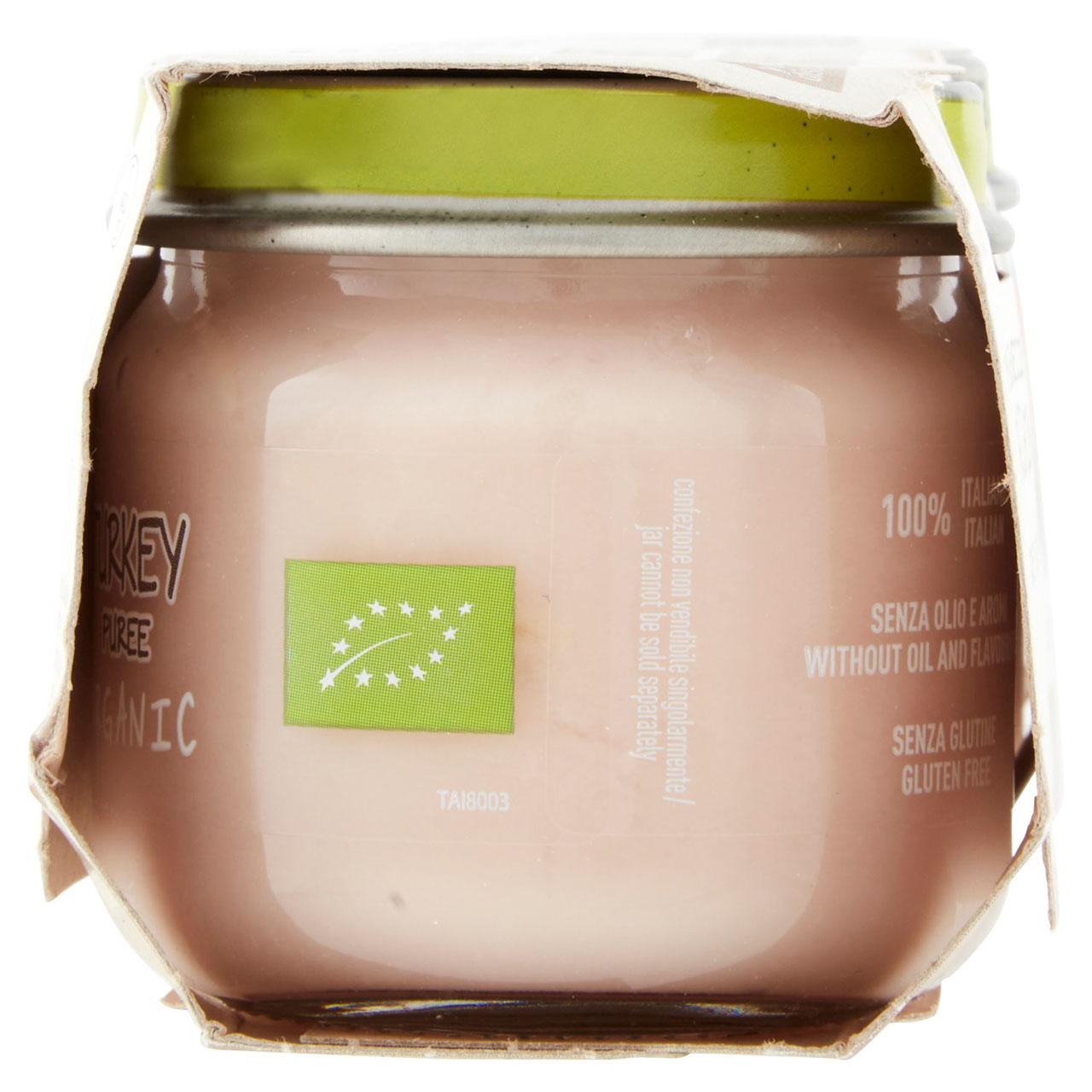 alce nero Omogeneizzato di Tacchino 2 x 80 g