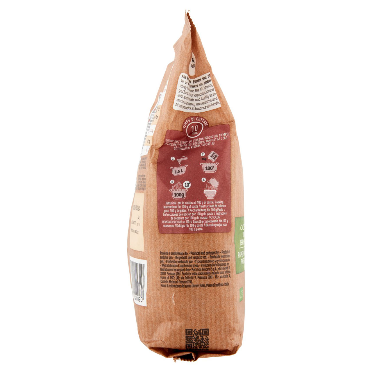 alce nero Penne Rigate Integrali Farro 500 g