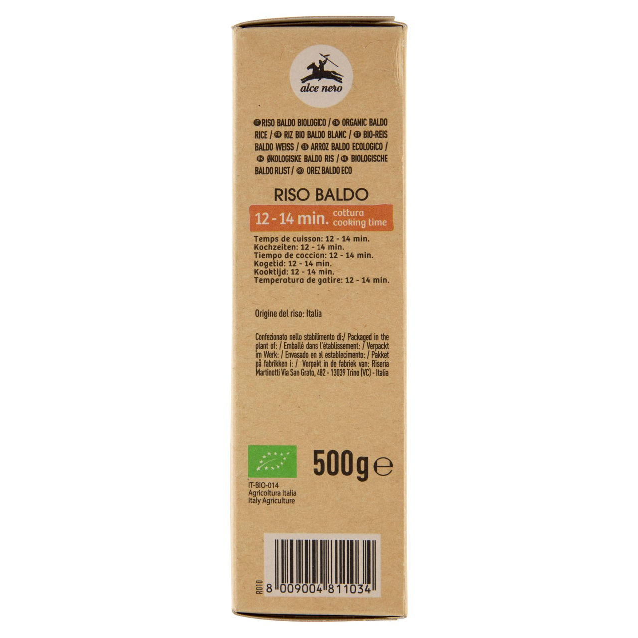 alce nero Riso Baldo 500 g