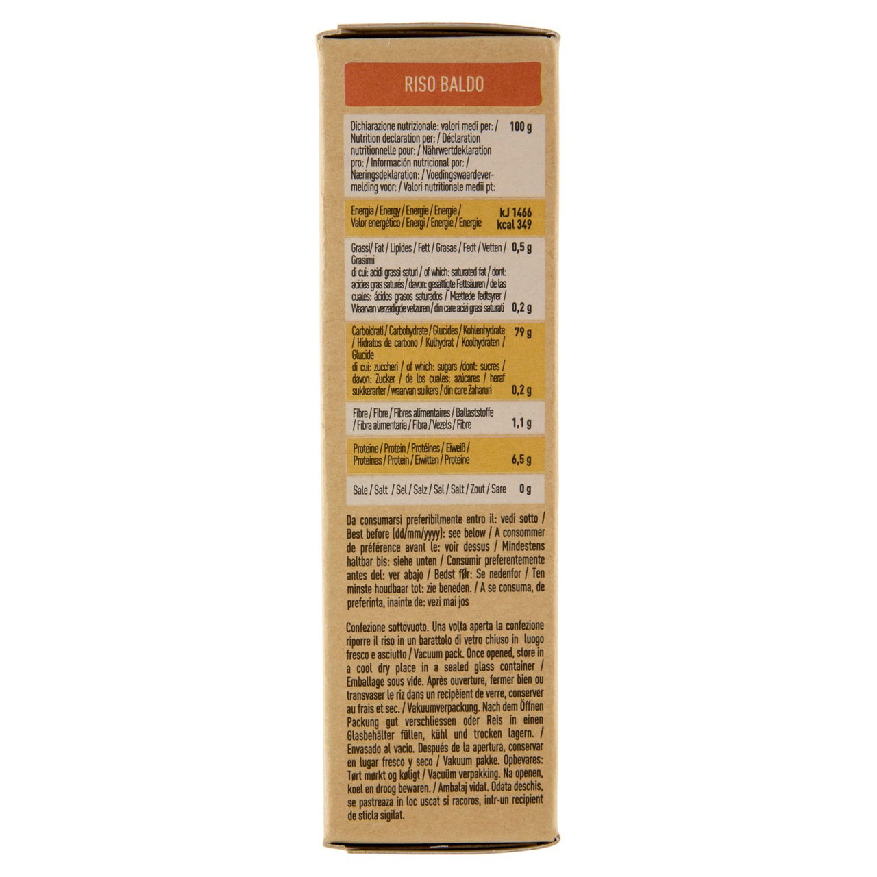 alce nero Riso Baldo 500 g