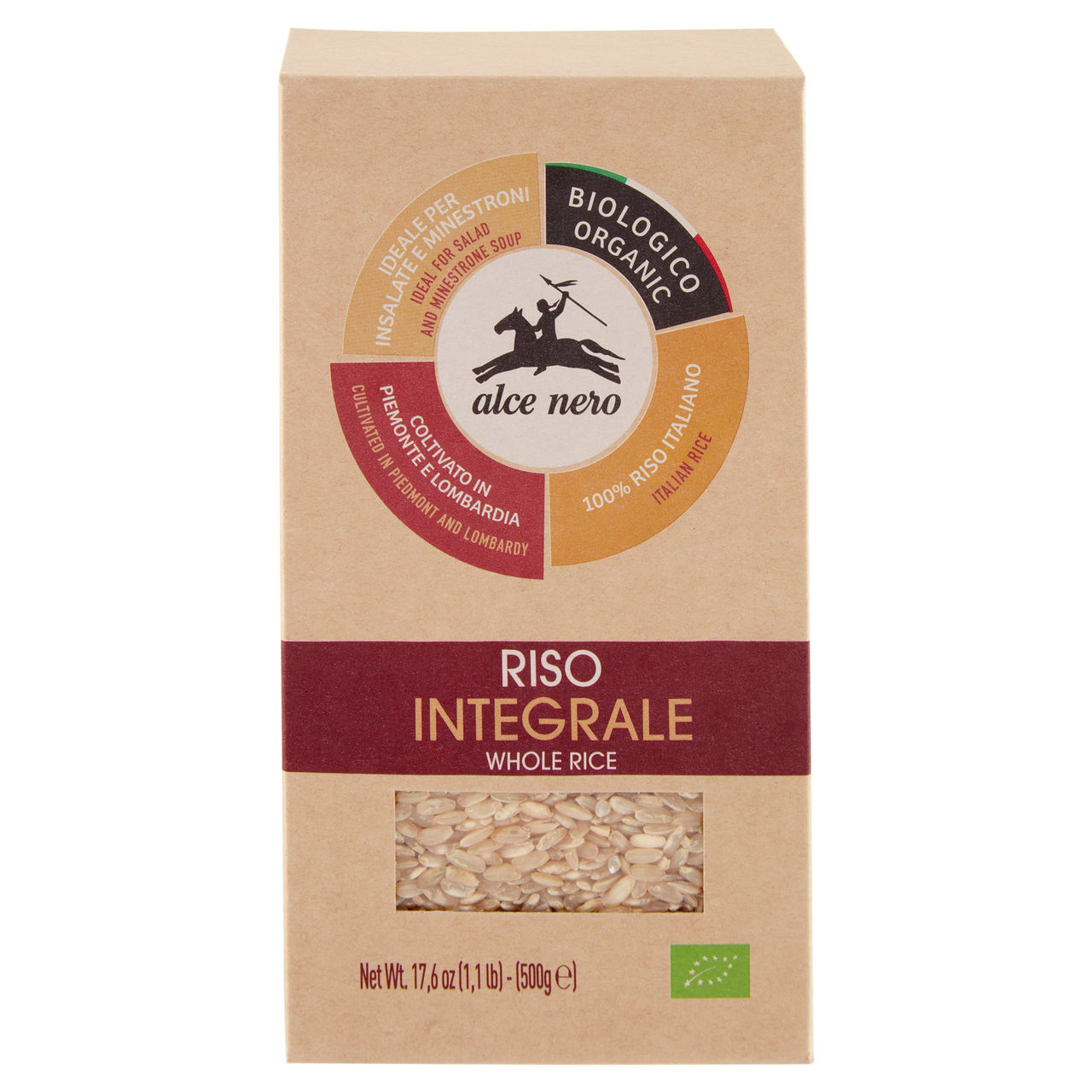 alce nero Riso Integrale 500 g