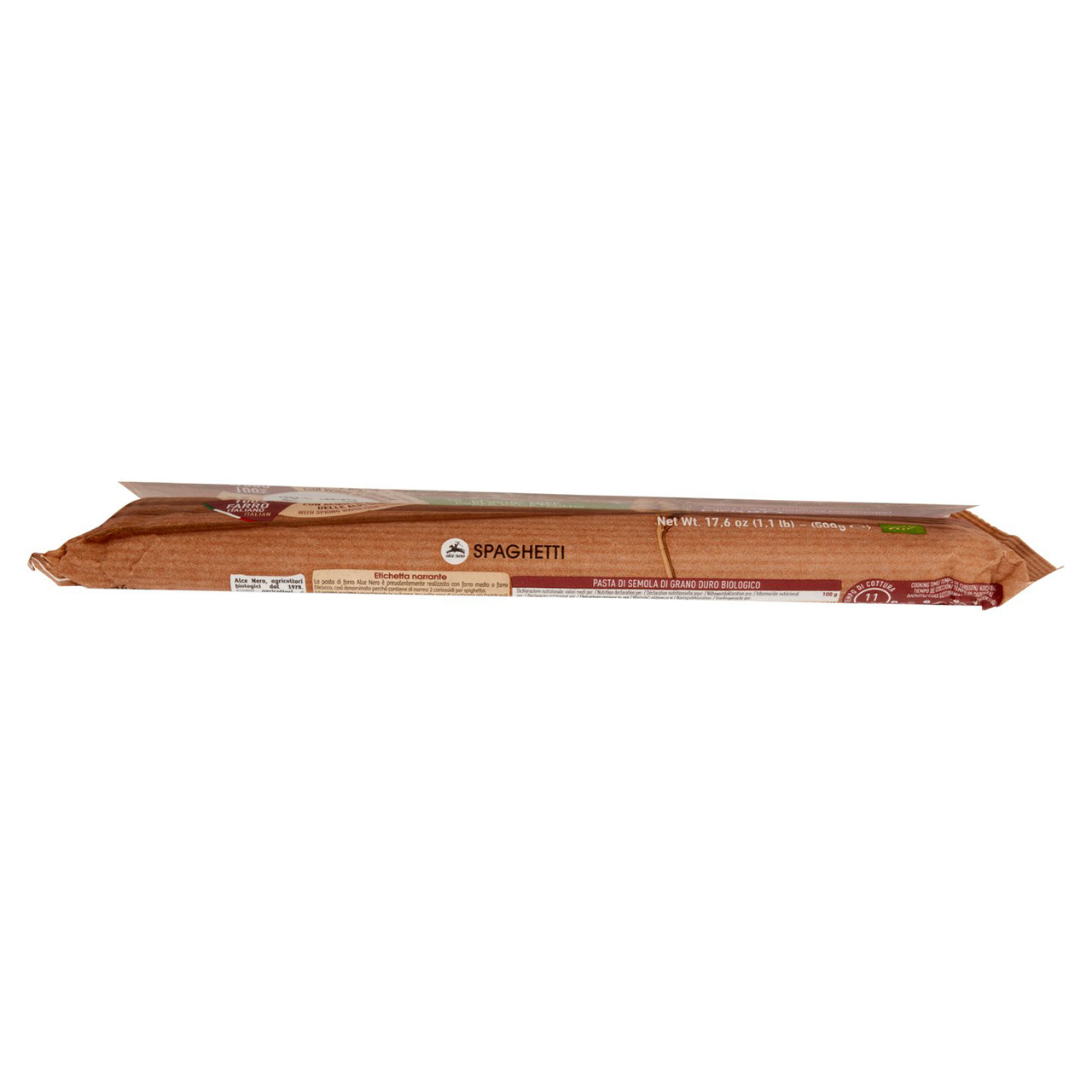 alce nero Spaghetti Integrali Farro 500 g