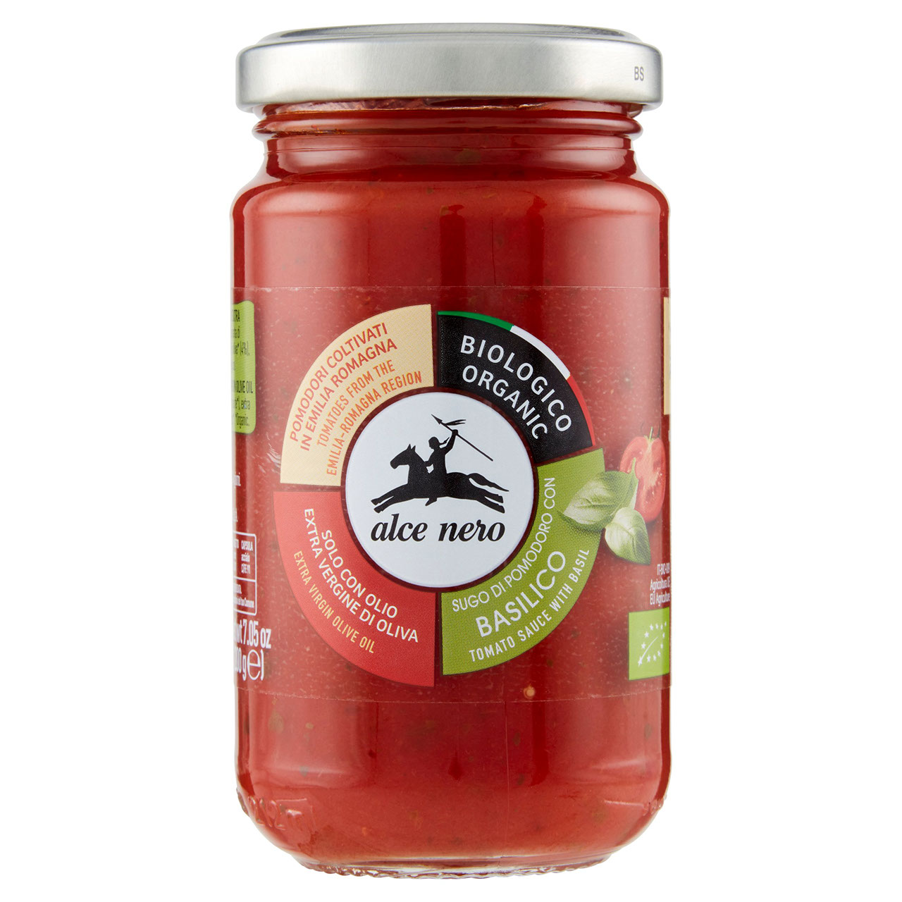 alce nero Sugo di Pomodoro con Basilico 200 g