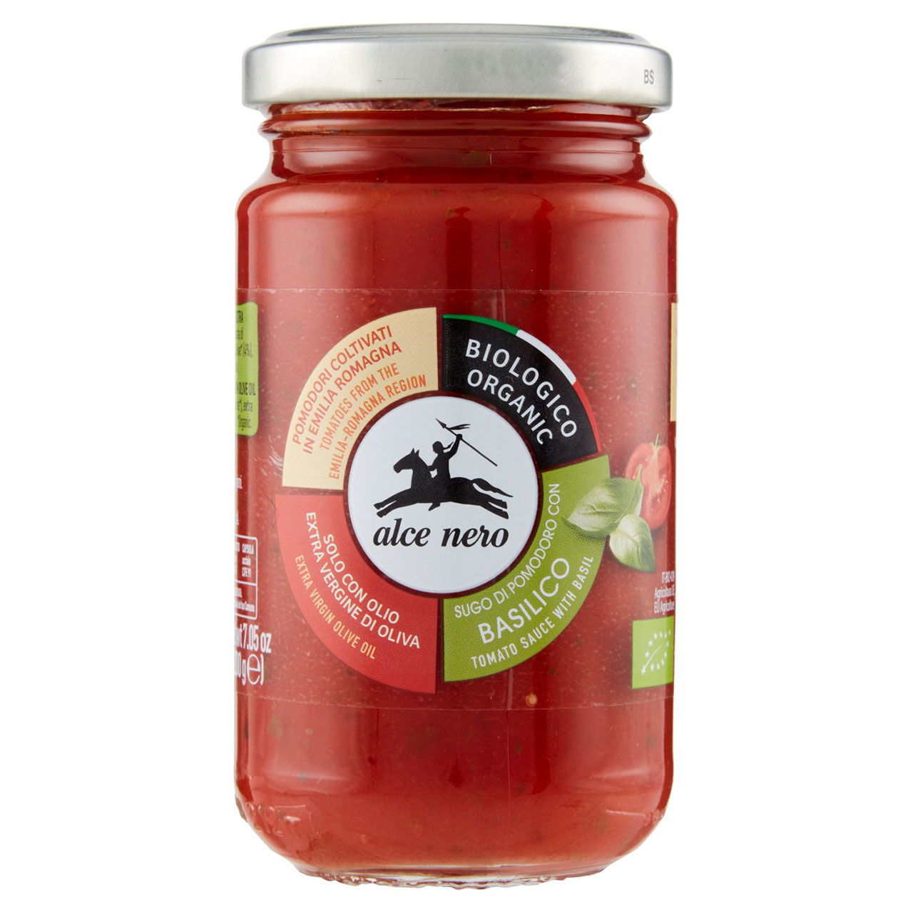 alce nero Sugo di Pomodoro con Basilico 200 g