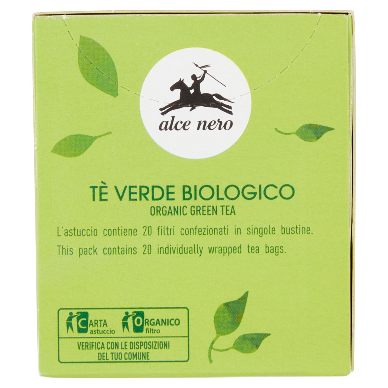alce nero Tè Verde 20 x 1,75 g