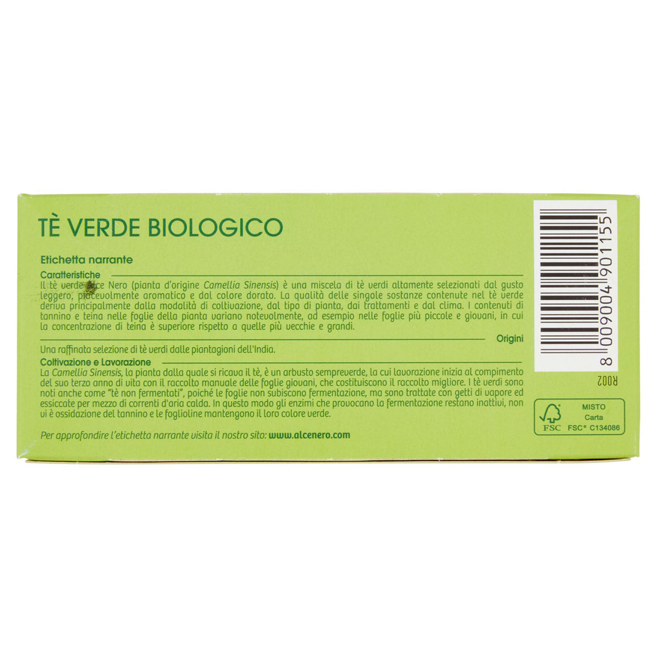 alce nero Tè Verde 20 x 1,75 g