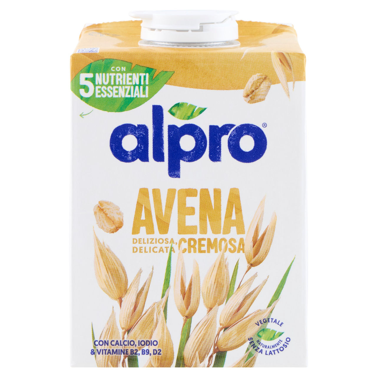ALPRO Classico Avena, Bevanda 100% Vegetale, Basso Contenuto di grassi, Senza Lattosio, 500ml