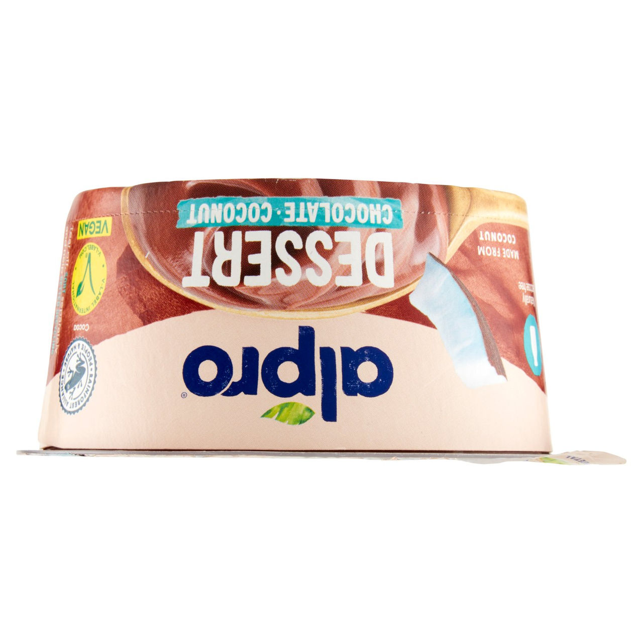 ALPRO Dessert Fresco 100% Vegetale, Gusto Cocco Cioccolato, Senza Lattosio, Senza Conservanti, 135g