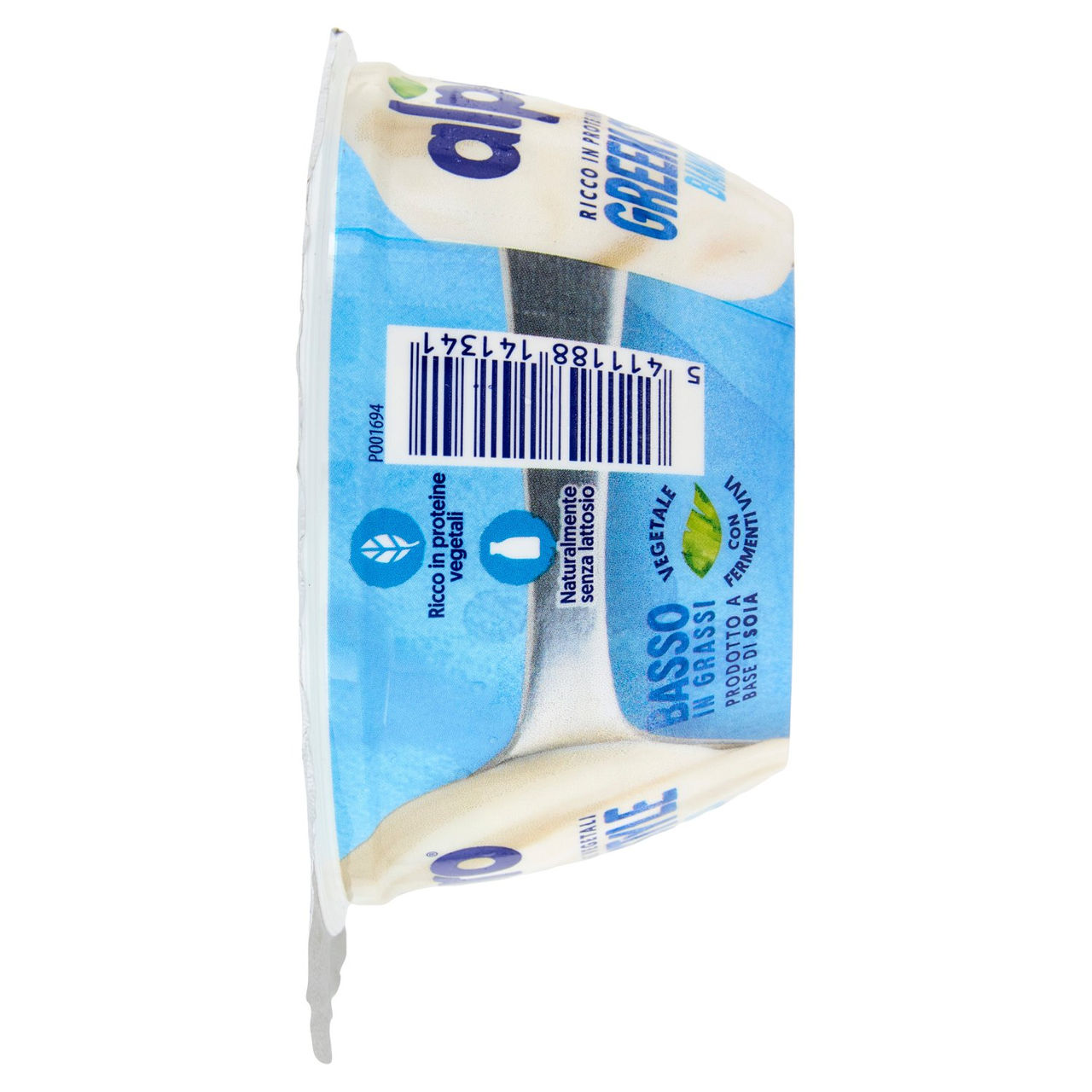 ALPRO GREEK STYLE, Alternativa Vegetale allo Yogurt, Bianco, Naturalmente Senza Lattosio, 135g