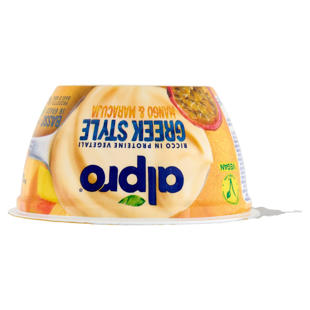 ALPRO GREEK STYLE, Alternativa Vegetale allo Yogurt, Mango&Maracuja,Naturalmente Senza Lattosio,135g