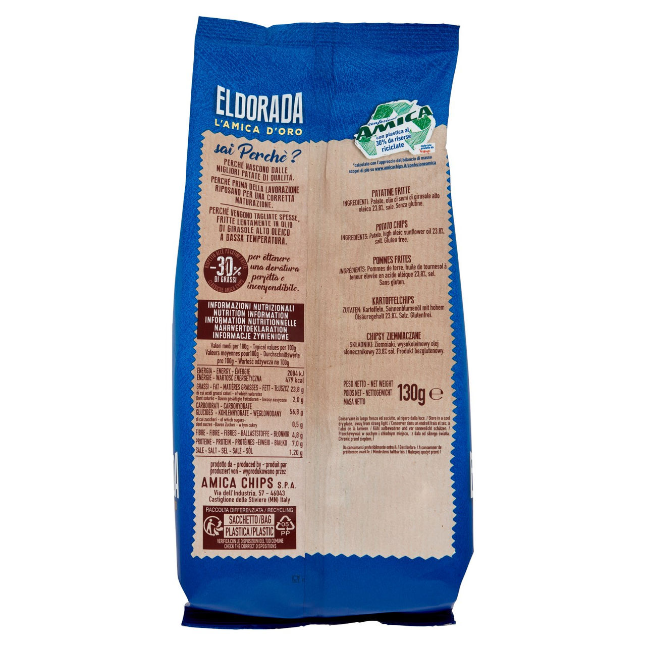 Amica Chips Eldorada Grigliata 130 g