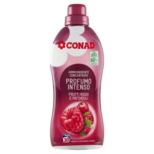 Ammorbidente Concentrato Profumo Intenso Frutti Rossi e Patchouli 750 ml Conad