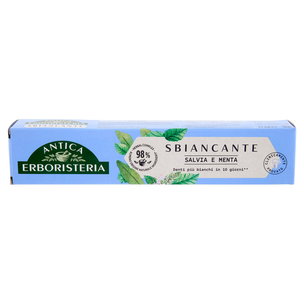 Antica Erboristeria Dentifricio Sbiancante Salvia e Menta 75 ml