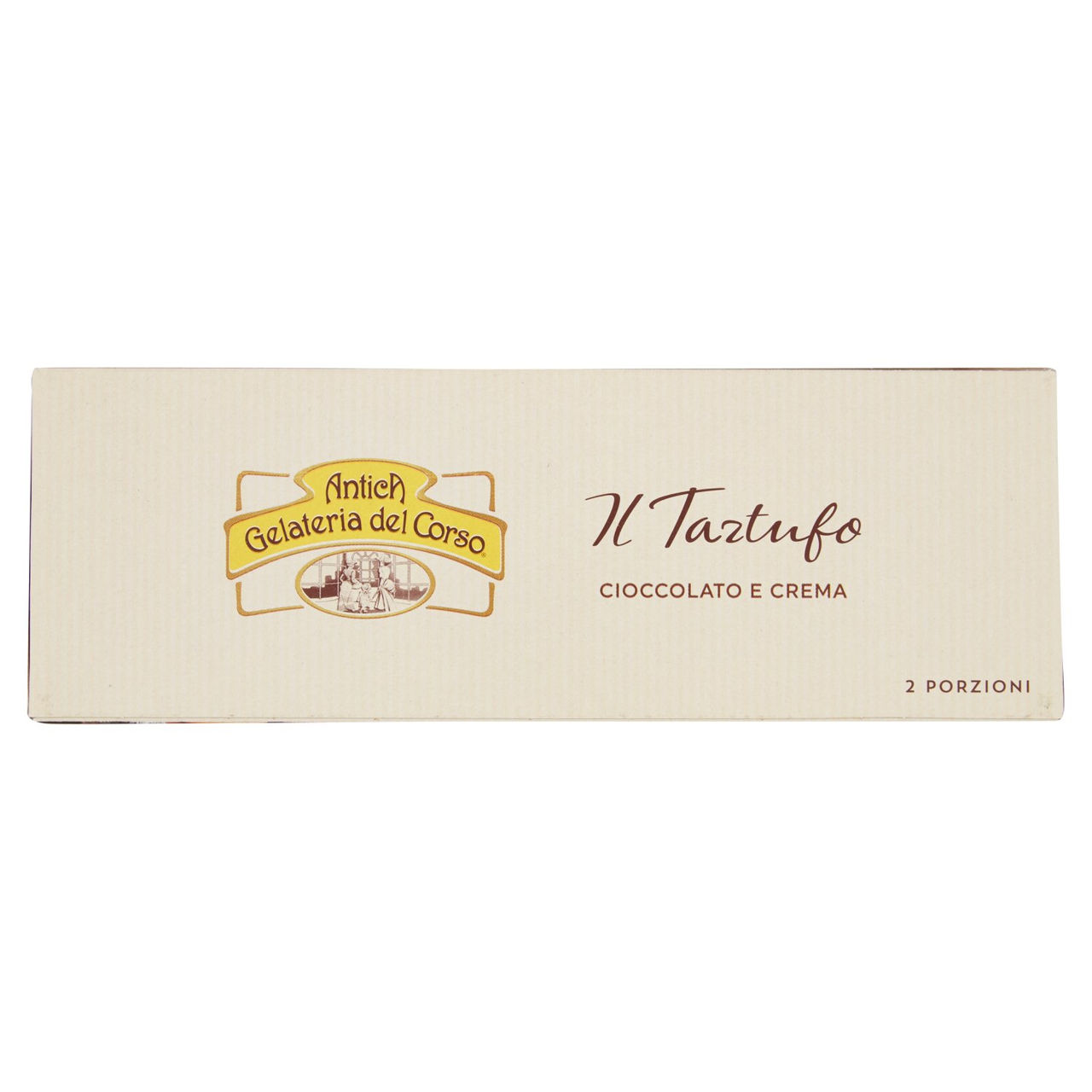 ANTICA GELATERIA DEL CORSO Tartufo gelato Cioccolato e Crema 2 tartufi