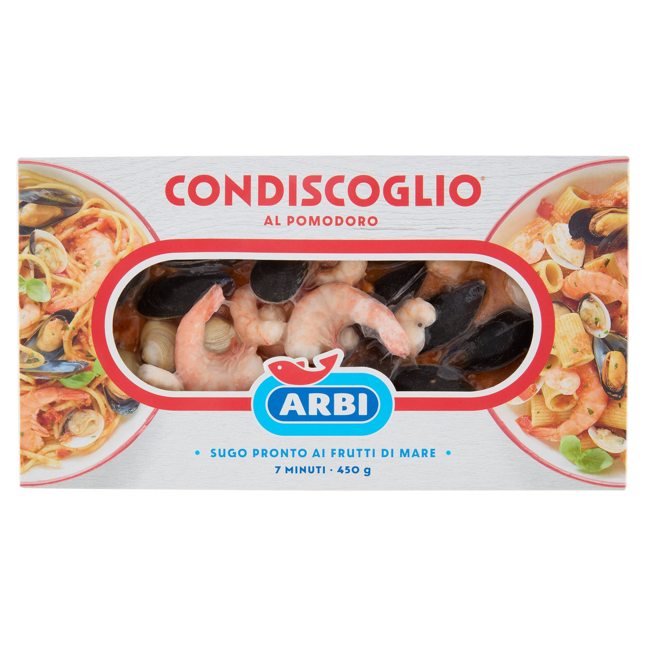 Arbi Condiscoglio al Pomodoro Sugo Pronto ai Frutti di Mare 450 g