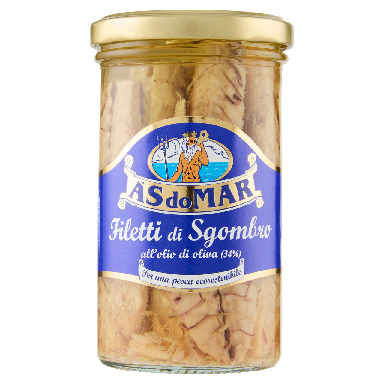 Asdomar Filetti di Sgombro all'olio di oliva (34%) 250 g