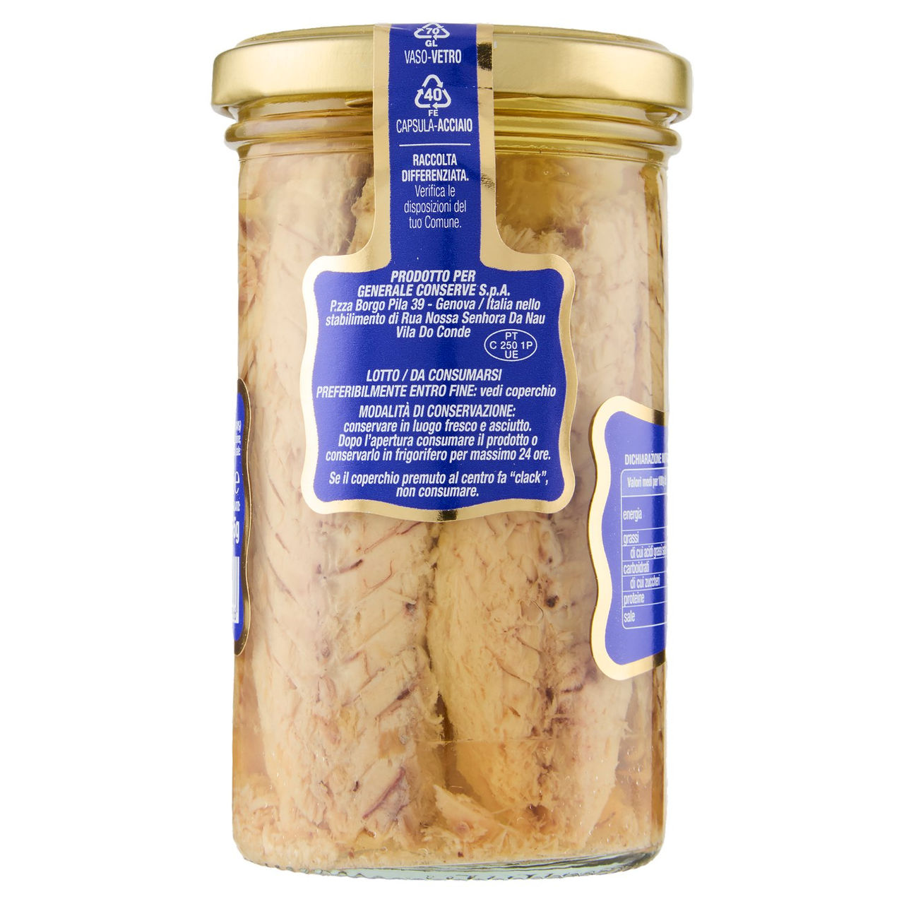 Asdomar Filetti di Sgombro all'olio di oliva (34%) 250 g