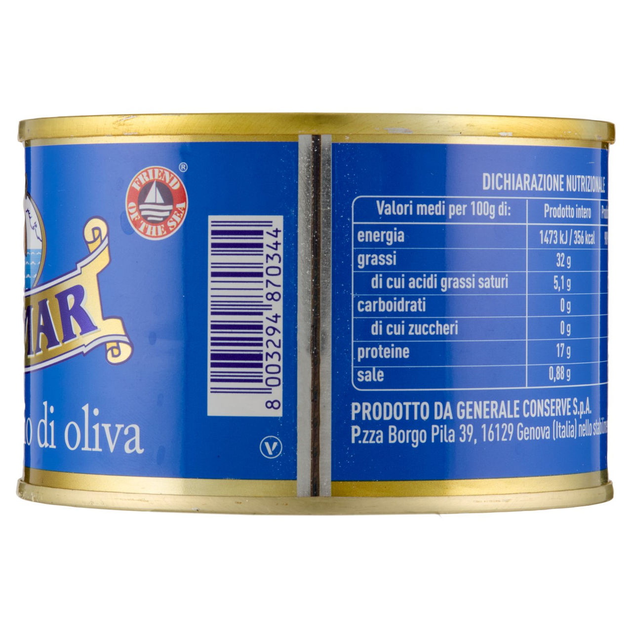 Asdomar Tonno all'olio di oliva 220 g