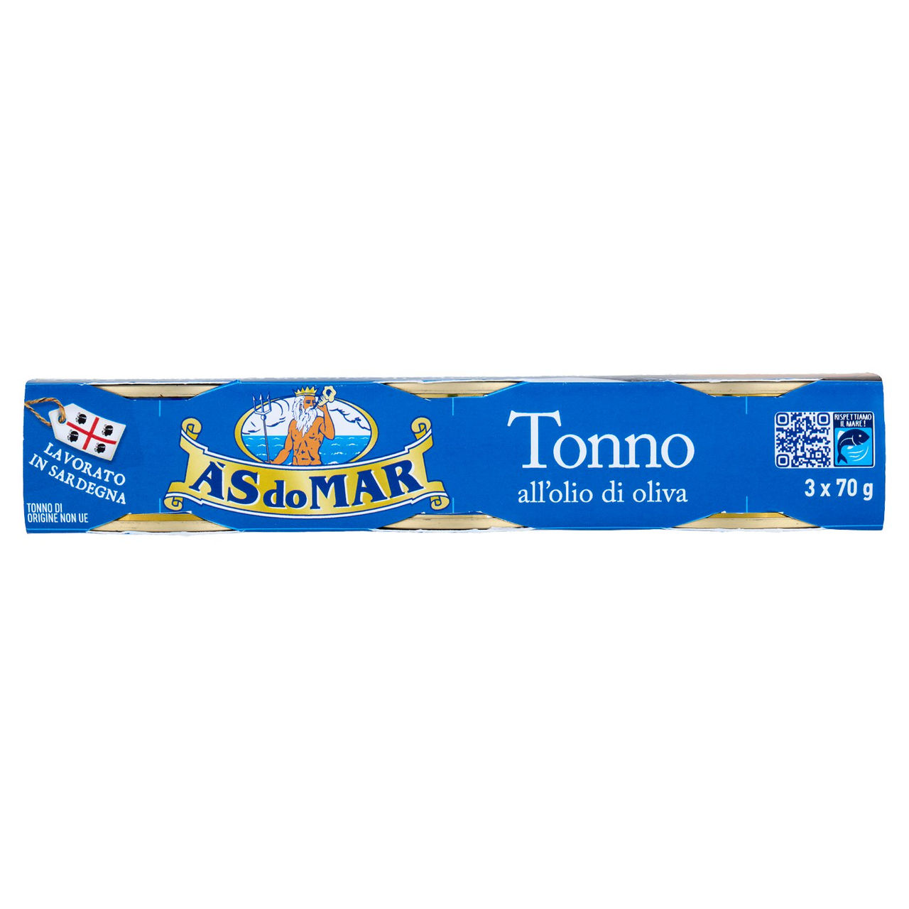 Asdomar Tonno all'olio di oliva 3 x 70 g