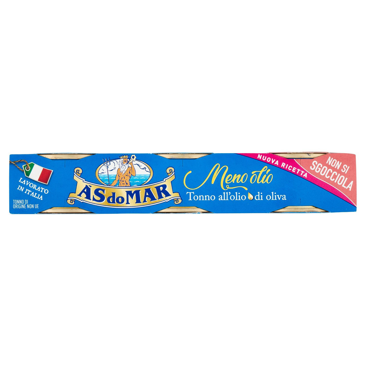 Asdomar Tonno all'olio di oliva Meno olio 3 x 60 g
